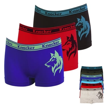 LOT! 5 Boys Seamless Boxer Short Kids Spandex Underwear Boy Briefs#C319